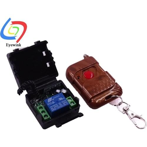 Access control system 12V 1ch wireless remote control switch remote control light switch receiver transmitter 315 / 433MHz