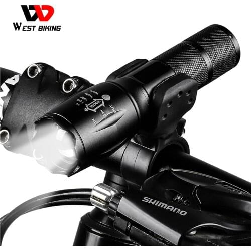 4000 Lumens LED Bike Light Zoomable Bicycle Flashlight Torch Rechargeable Power Supply 18650/AAA Front Cycling Headlight Lamp
