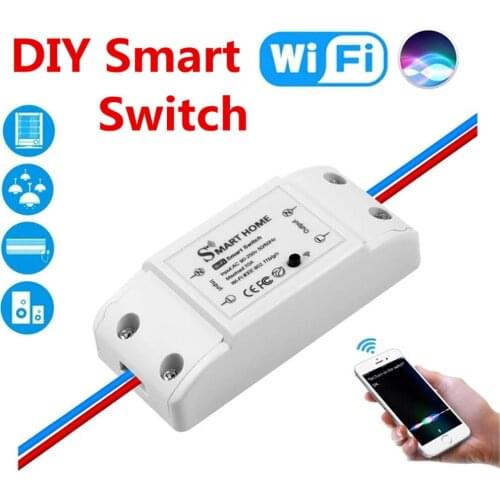 Wifi DIY Smart Wireless Remote Switch Domotica Light Controller Module Work with for Alexa Google Home eWeLink