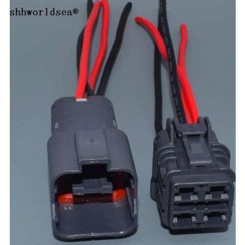 Worldgolden 4 Pin 6.3mm 7222-6244-40 7123-6244-40 Male Female Waterproof Auto Electrical Connector For Dune Buggy Harness