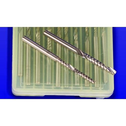 10pcs 2mm End Mills Router Bit 12mm CEL For Plexiglass Acrylic Y1LX3.2.12