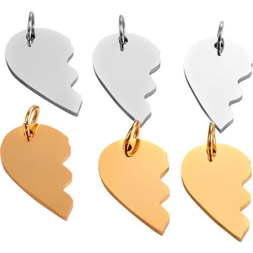 15*26mm 5Pcs/lot Wing shape Stainless Steel Stamping Blank Dog Tags Pendants DIY Charm Jewelry Finding