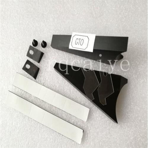4 SETS GTO52 fountain spare parts gto ink duct end blocks for offset printing machine Black