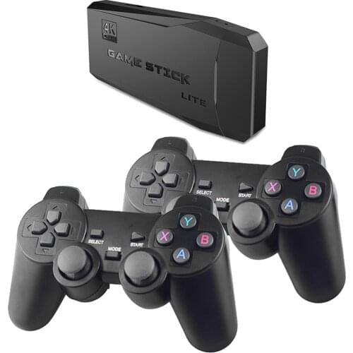 4K HD Wireless Retro TV Video Gaming Console w/ Game Controller Gamepad HDMI Portable Handheld Game Player for PS1/FC/GBA