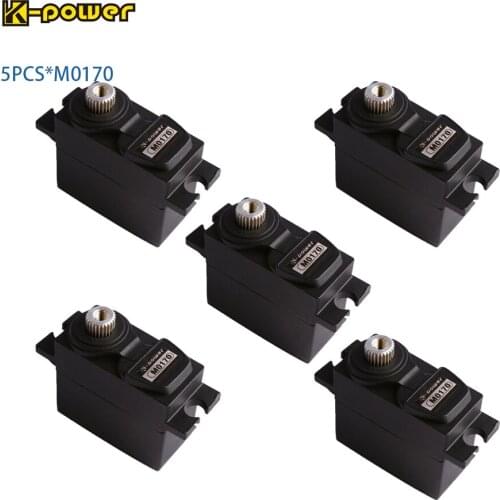 5X K-power M0170 4.8-6V 21G/2.2KG/0.09s High Speed Torque Metal Gear Micro/Mini Anolog RC Servo 1/18 Scale Crawler Car