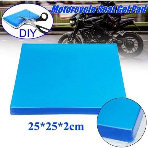 Shock Absorption Motorcycle Seat Gel Cushion Scooter Elastic Fiber Seat Pads Coolness And Comfort Soft Modified Seat Gel Pad