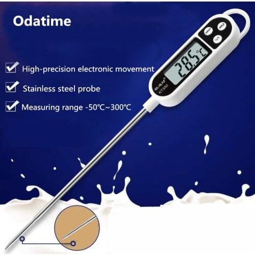 New KT300 Digital Food Thermometer Probe For Kitchen BBQ Meat Water Milk Oil Tea Soup Electronic Oven Temperature Measuring Tool