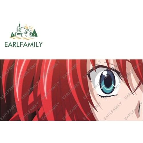 EARLFAMILY 13cm x 5.6cm for High School DxD Peek Anime Car Stickers Vinyl Car Wrap Decal Surfboard Motorcycle Trunk Sticker