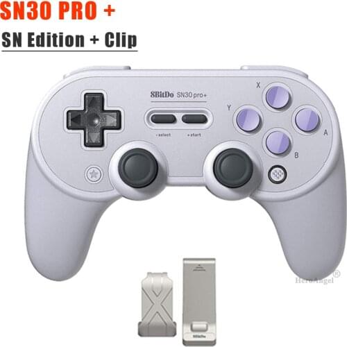 2020 For 8Bitdo SN30 Pro + Gamepad for Nintendo Switch MacOS Android Wireless Bluetooth Game Controller Dropshipping