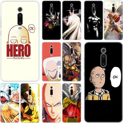 Hot saitama one punch man Silicone Case For Xiaomi Mi Note 10 9T CC9 E 9 Pro A3 Lite Play Redmi Note 8T 8 8A 6 Pro 6A 4X Cover