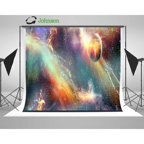 Space Cosmic Galaxy Planet Nebulae Solar background polyester or Vinyl cloth High quality Computer print wall backdrop