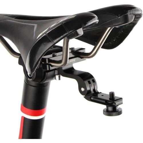 Bike Bicycle Saddle Seat Mount Camera Holder Bracket Adapter Clamp GUB Aluminum Bicycle Tail Light Saddle Seat-post Mount Holder