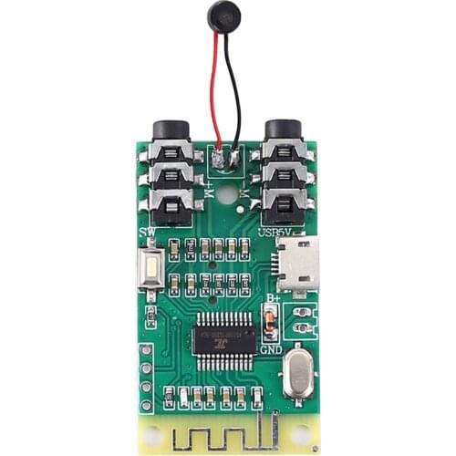 Hot Bluetooth 4.2 Audio Transmitter Receiver Board 3.7V-5V 10M Distance MP3 Decoding Wireless Module Speakers for Arduino