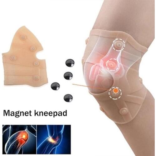 Magnetic Therapy Knee Pad Anti Collision Compression Orthopedic Protector Outdoor Sports Massage Pain Relief Health Care 1pc