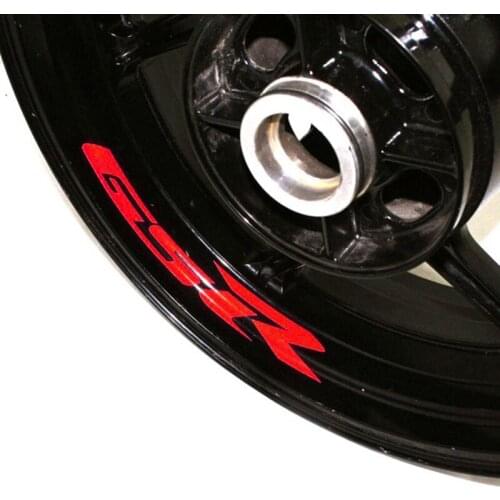 Motorcycle Wheel Sticker Decal Reflective Rim Bike Motorcycle Suitable for SUZUKI GSR
