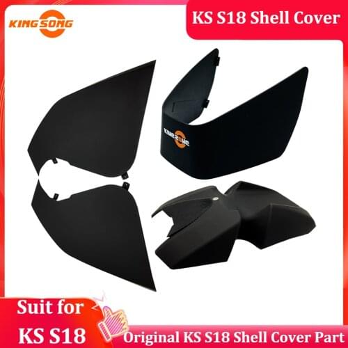 Original King Song KS S18 EUC Accessories White and Black Outside Shell Top Cover Rear Cover Right and Left side Cover