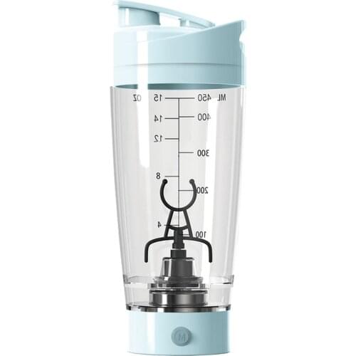 Portable Electric Shaker Bottle Mixer Protein Shaker Gym Sports Bottle Drink Bottle Botellas Para Agua Kitchen Supplies DI50YYB