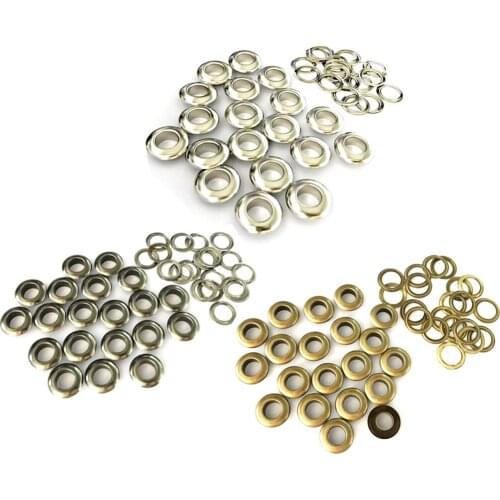 20Pcs 12mm Eyelets With Washers Grommet Scrapbooking Card Hole Leather Craft