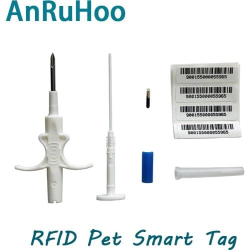 10/20pcs Animal Tag Rfid Em4305 Smart Token 125khz Pet Glass Tube Fdx-B Syringe Iso11784/5 134.2khz Implanted Read Only Card