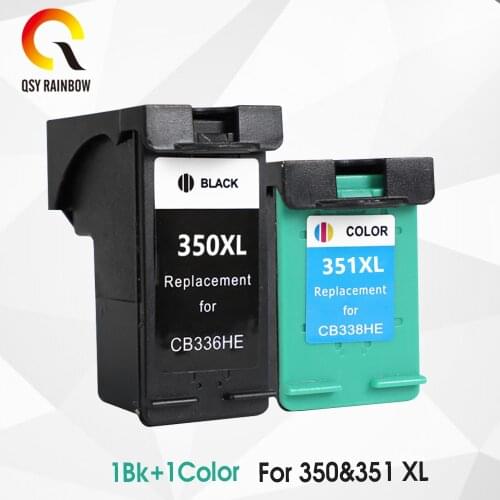QSYRAINBOW 350XL 351XL Ink Cartridge Replacement For 350 351 For D4200 D4260 D4263 D4360 J5730 5780 5785 C4380 4480 4580 Printer