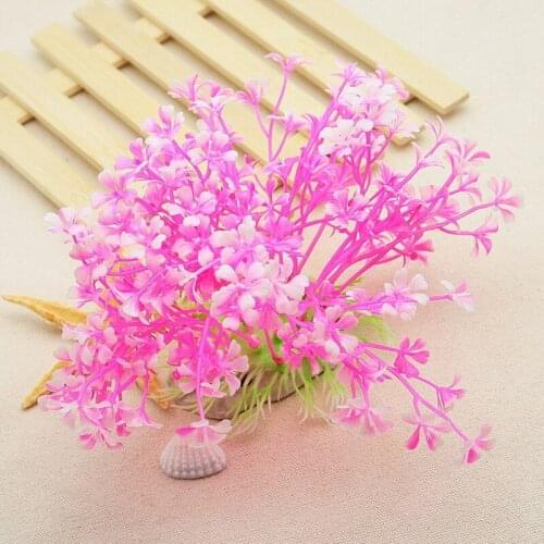 4pcs / 12*20cm Resin Handicraft Ornaments Simulation Plant Water Grass Aquarium Goldfish Fish Tank Interior Landscape Decoration