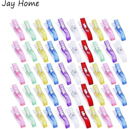 20Pcs Multipurpose Large Sewing Clips 5.6cm Plastic Quilting Clips Patchwork Fabric Craft Clamps DIY Sewing Accessories