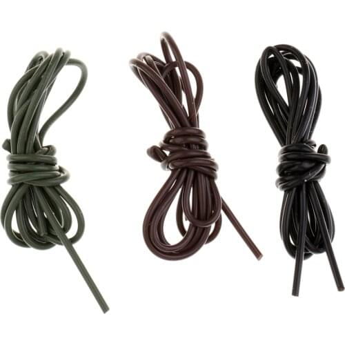 3Pcs Professional Silicone Rig Tubing 1.0mm Inner Diameter for Carp Fishing Hair Rigs Tube for outdoor Carp Fishing 3 Colors