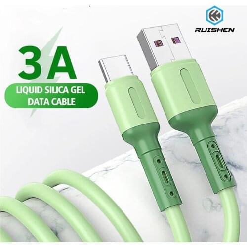 3A USB Type C Cable for S10 S9 Fast USB Charging Type-C Charger Data Cable for Redmi note 8 pro USB-C Cabo Wire