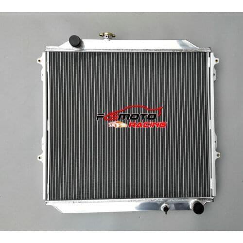 All Aluminum Alloy Radiator For Manual Toyota Hilux Surf KZN185 3.0L Diesel MT 1996-2002 97 98 99 00 01 02