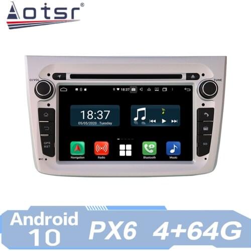 AOTSR Car Radio Coche Auto Android 10 For Alfa Romeo Mito 2008 + Multimedia Player Stereo GPS Navigation IPS No 2 Din AutoRadio