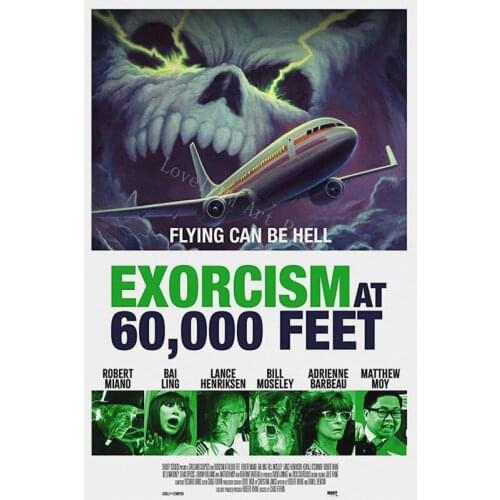 D1022 Exorcism at 60,000 Feet Movie Silk Fabric Poster Art Decor Indoor Painting Gift