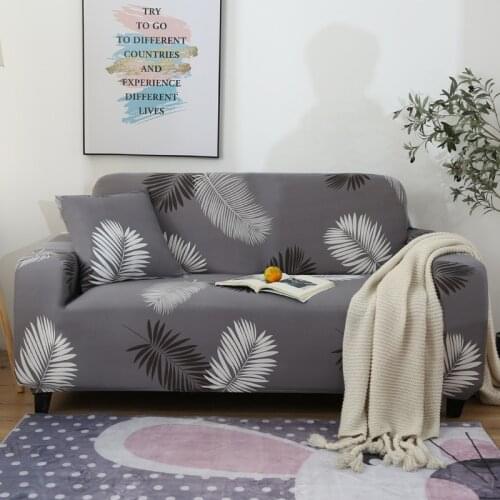 Gray Feather Sofa CoversStretch Corner L Shape Sofa Slipcovers for Living Room for 1/2/3/4 Seater Sectional Sofa Towel