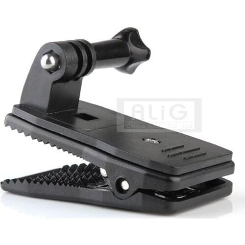 360 Rotatable Clip Mount Belt Knapsack Backpack Clamp for Hero5 3 4 SJ4000 SJ5000 SJ6000 Sports Camera Accessories