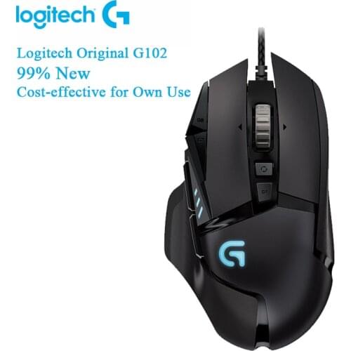 Logitech 99 New G502 HERO Master Gaming Mouse 16000DPI RGB for Laptop PC Gaming PUBG Overwatch MOBA Mouse Gamer