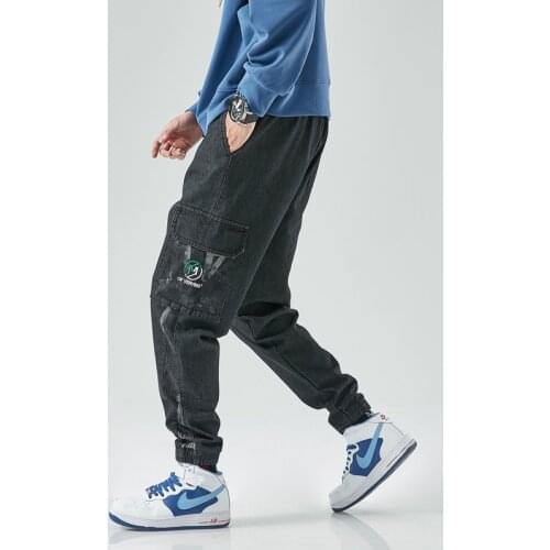 Mens Jeans Casual Pants 2020 New Solid Color Plus Size Mens Thickening Widening Retro Jeans Men 8Xl