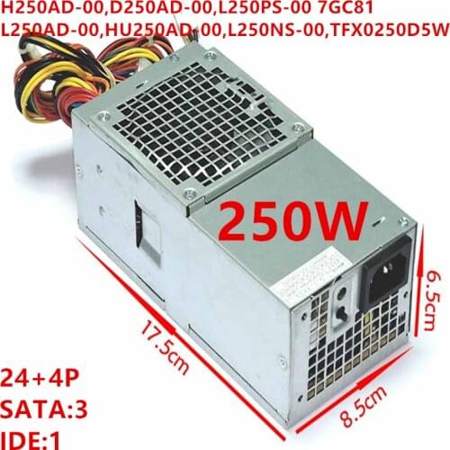 New Original PSU For Dell 390 790 990 250W Power Supply H250AD-00 D250AD-00 L250PS-00 AC250PS-01 HU250AD-00 L250NS-00 F250AD-00
