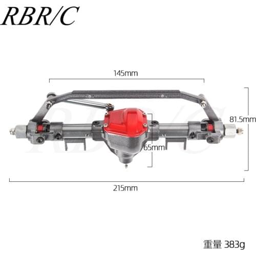 RBR/C X001 Front Axle Assembly DIY Modified Upgraded Accessory For SCX10 1:10 Off-Road Climbing Four-Wheel Drive RC Car Model