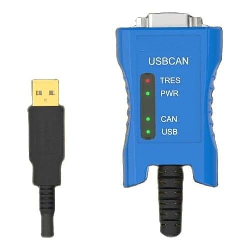 Portable dual-channel USB to CAN bus analyzer two-channel CAN interface card module USBCAN to USB