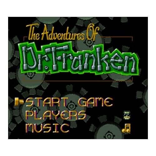 Adventures of Dr. Franken USA Version 16 bit Big Gray Game Card For NTSC Game Player
