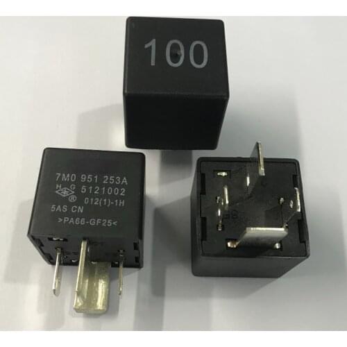 2PCS For VW Audi A4 A6 Passat Polo Touran Skoda Lavida Tiguan #100 Relay 7M0 951 253A Automotive Relays