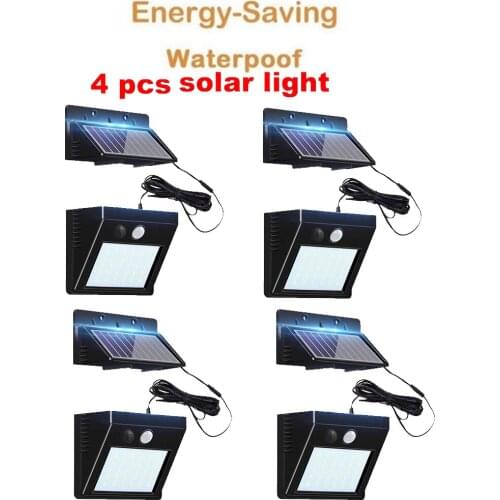 30 LED Solar Light Steps Lamp Light-sensitive Wall Lights Security Outdoor Garden Fence lamp pathway Stairs lightingoptional sep