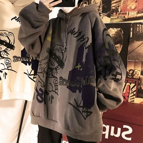Oversized Women&Men Hoodies Women Pullovers Hoodies Sweatshirts Print Anime Hoody Streetwear Tops Clothes Plus Size Punk Autumn