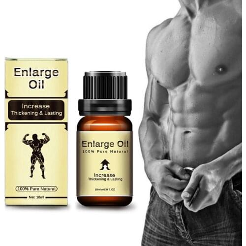 1 Bottle 10ML Mens Body Care Enlarge Massage Oil Growth Bigger Faster Enhancement Enlargement Oil Relieve Body Stress Skin Care
