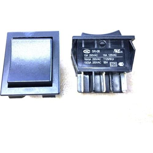 1pcs High Power SR-08 Merchant Power Rocker Switch 16A 250VAC T125/55 3 Positions Power Switch