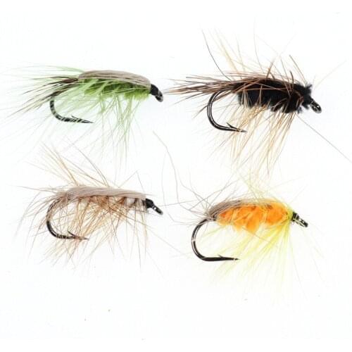 10Pcs/Set Insects Fly Fishing Lures Bait Fly Fishing Lure Set Lightweight Different Style Super Sharpen Crank Hook Perfect Decoy