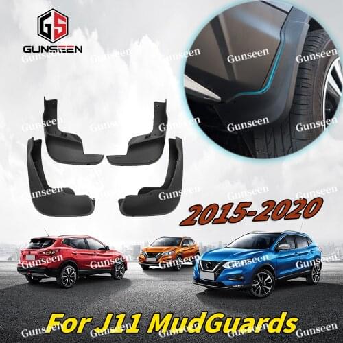 For Car Styling Nissan Qashqai J11 2014 2016 2019 Auto Accessories Mud Guard Splash Guards Mudguard Fender Mud Flaps 4pcs/Set
