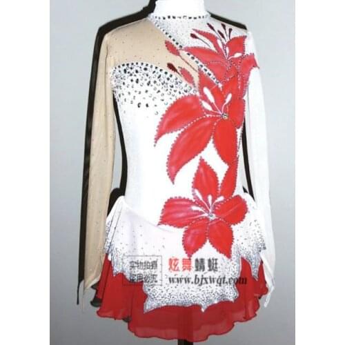 Kids Ice Skating Dresses Graceful New Brand Figure Skating Dresses For Competition DR4168