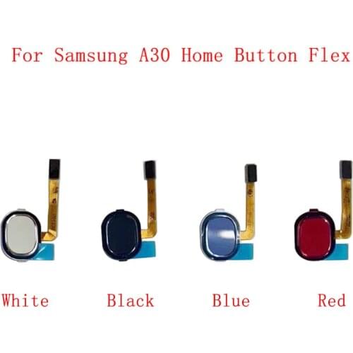 Home Button Fingerprint Sensor Flex Cable Ribbon For Samsung A30 A305F Touch Sensor Flex Replacement parts