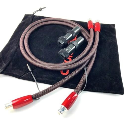 FIRE XLR Balance Hifi Audio Cable Silver Plated XLR Connector Carbon 72V DBS for Amplifier CD Player Home theatre