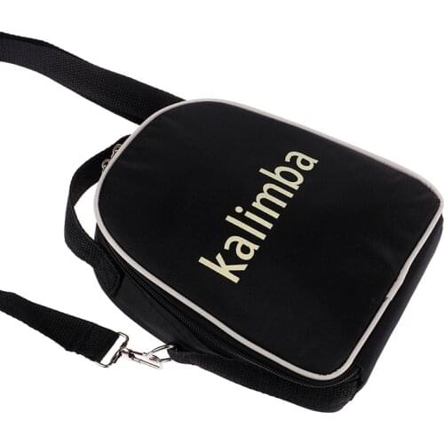 Kalimba Thumb Piano Bag Mbira Solid Pine Wood Xmas Gift Toy Brown 17 / 15 / 10 Keys General Backpack Travel Bag Handbag